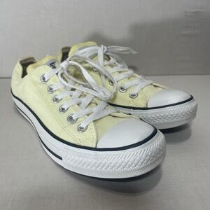Converse Chuck Taylor All Star Low Top Yellow Shoes Men's Size 6, Women's Size 8
